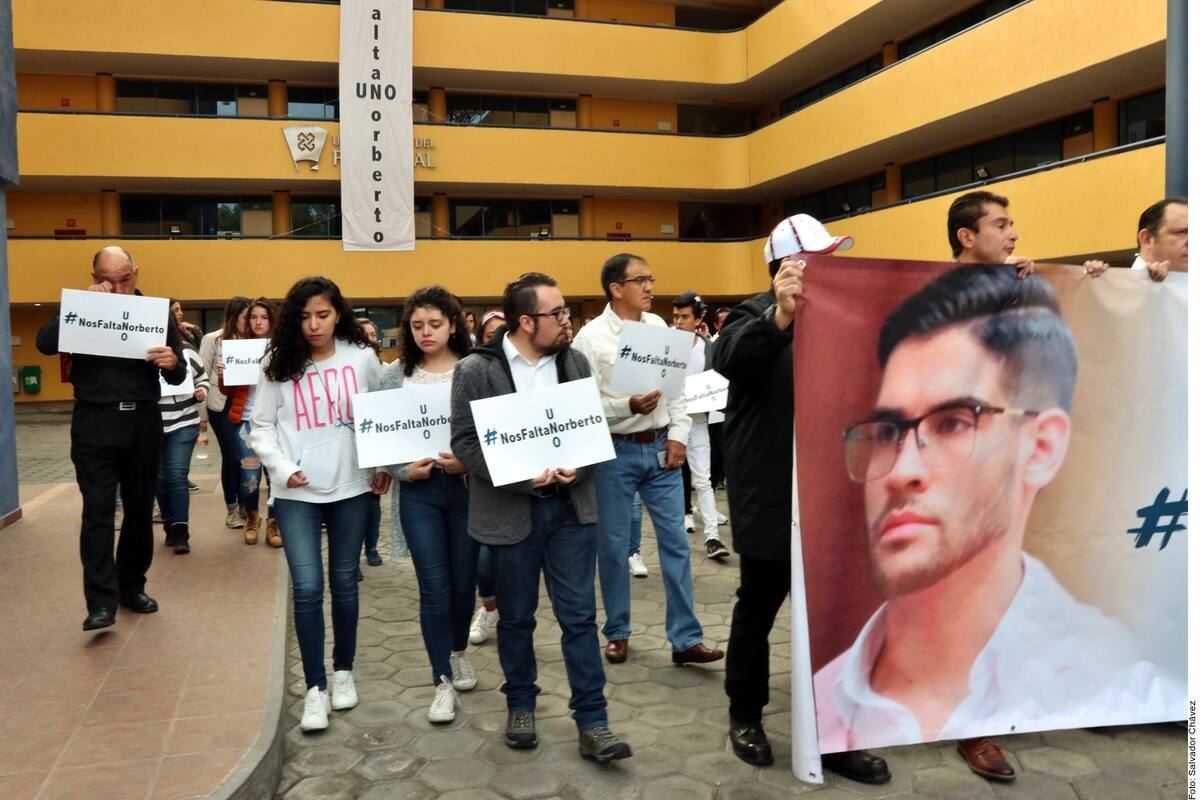 Amigos y familiares de universitario desaparecido rendirán declaración: PGJ Capitalina