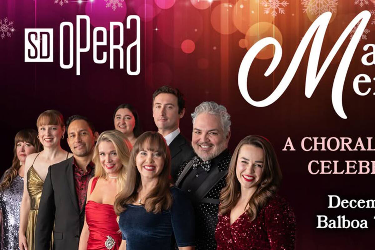 La Ópera de San Diego ofrecerá su concierto coral navideño