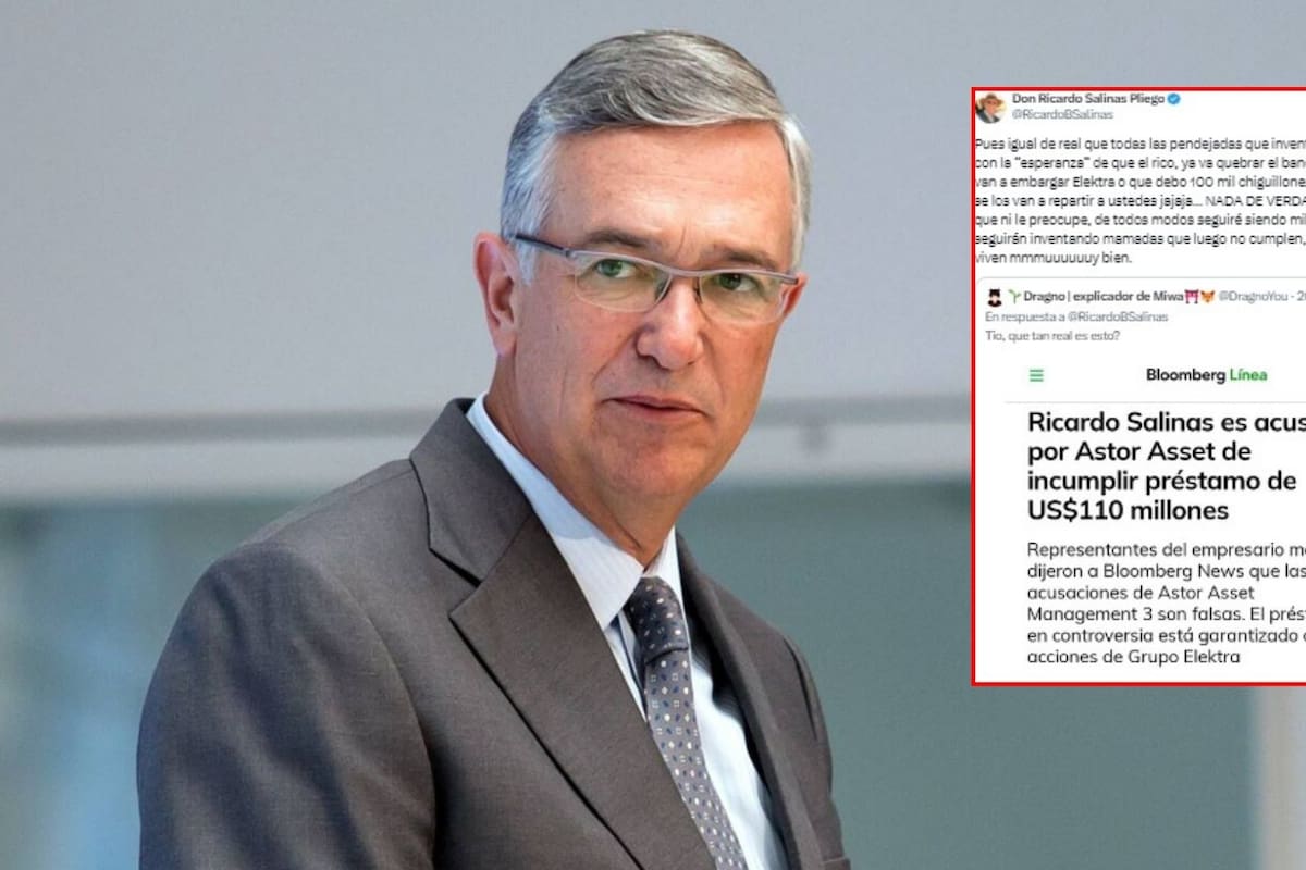Ricardo Salinas Pliego responde a acusaciones de incumplimiento de préstamo de 110 mdd: “Seguiré siendo millonario y ellos seguirán inventando ma**das”