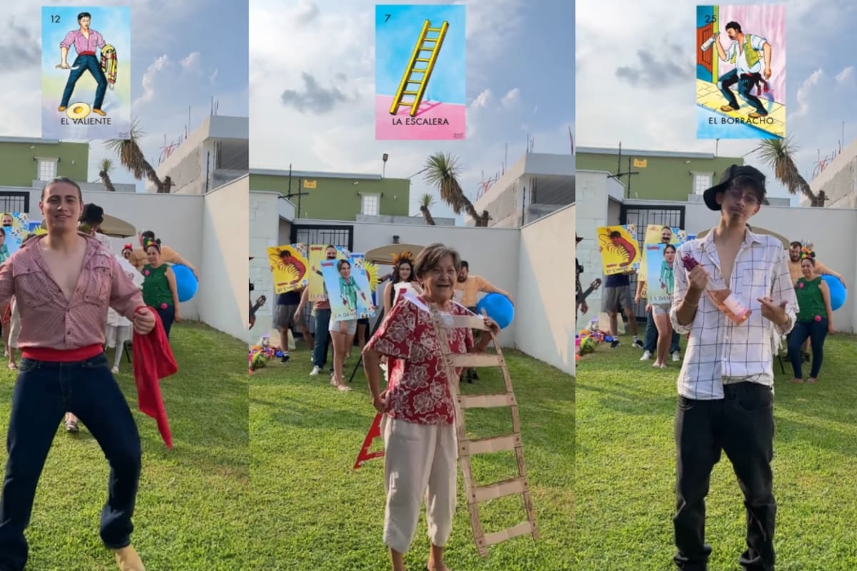Familia se vuelve viral al crear juntos disfraces inspirados en la Lotería Mexicana