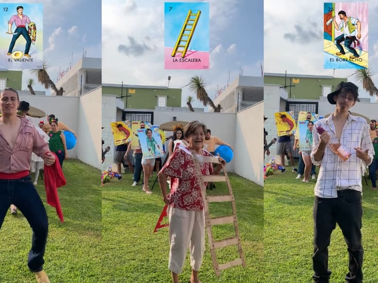 Familia se vuelve viral al crear juntos disfraces inspirados en la Lotería Mexicana