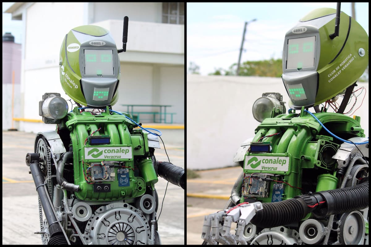 Alumnos del Conalep crean robot que facilita protocolos sanitarios para el regreso a las aulas