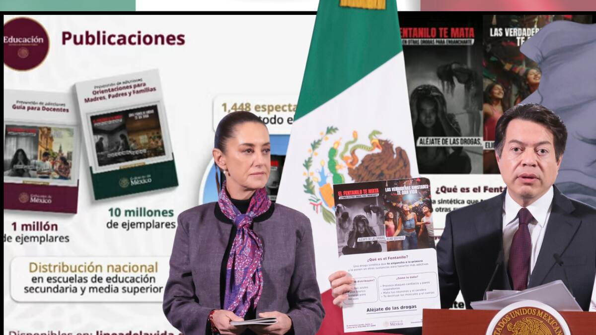Esta semana inician las campañas anti-fentanilo y de salud infantil de la SEP, dirigidas hacia niños y adolescentes