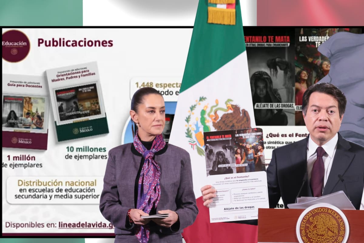 Esta semana inician las campañas anti-fentanilo y de salud infantil de la SEP, dirigidas hacia niños y adolescentes