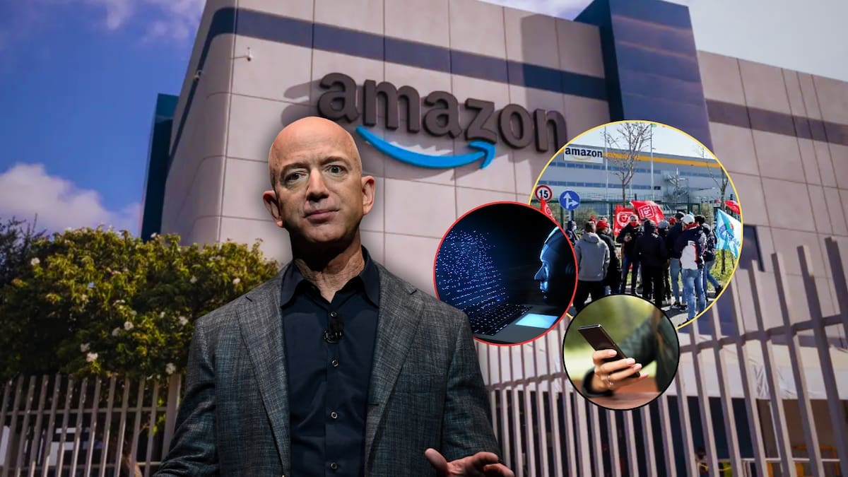 Amazon despidió a 14 mil trabajadores enviándoles un mensaje de texto a primera hora del día para reemplazarlos con robots y programas de Inteligencia Artificial, y ahora enfrenta fuertes críticas por su método “deshumanizado”