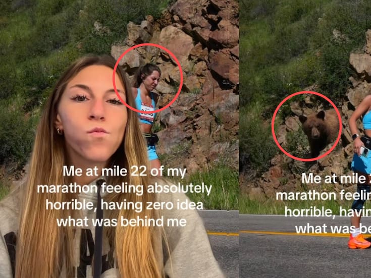 “Ni idea del oso y además me sentía horrible de tanto correr”: Mujer revela cómo participaba en un maratón sin saber que un oso corría detrás de ella