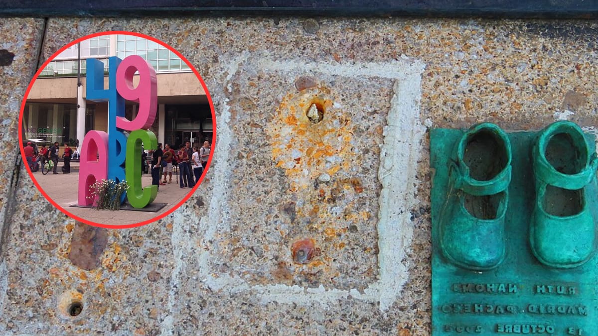 Reinstalaron zapatitos robados del antimonumento en memoria de la Guardería ABC en Ciudad de México y familias pidieron seguridad y justicia