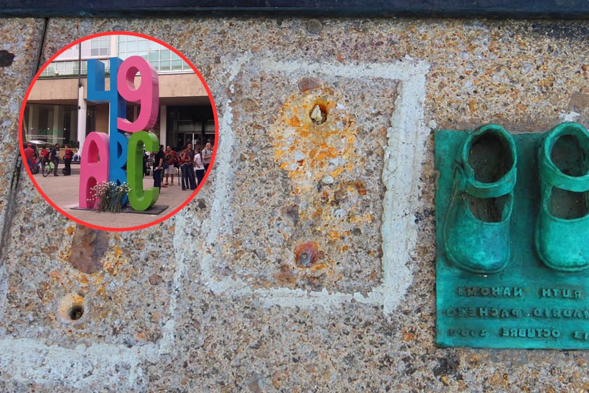 Reinstalaron zapatitos robados del antimonumento en memoria de la Guardería ABC en Ciudad de México y familias pidieron seguridad y justicia