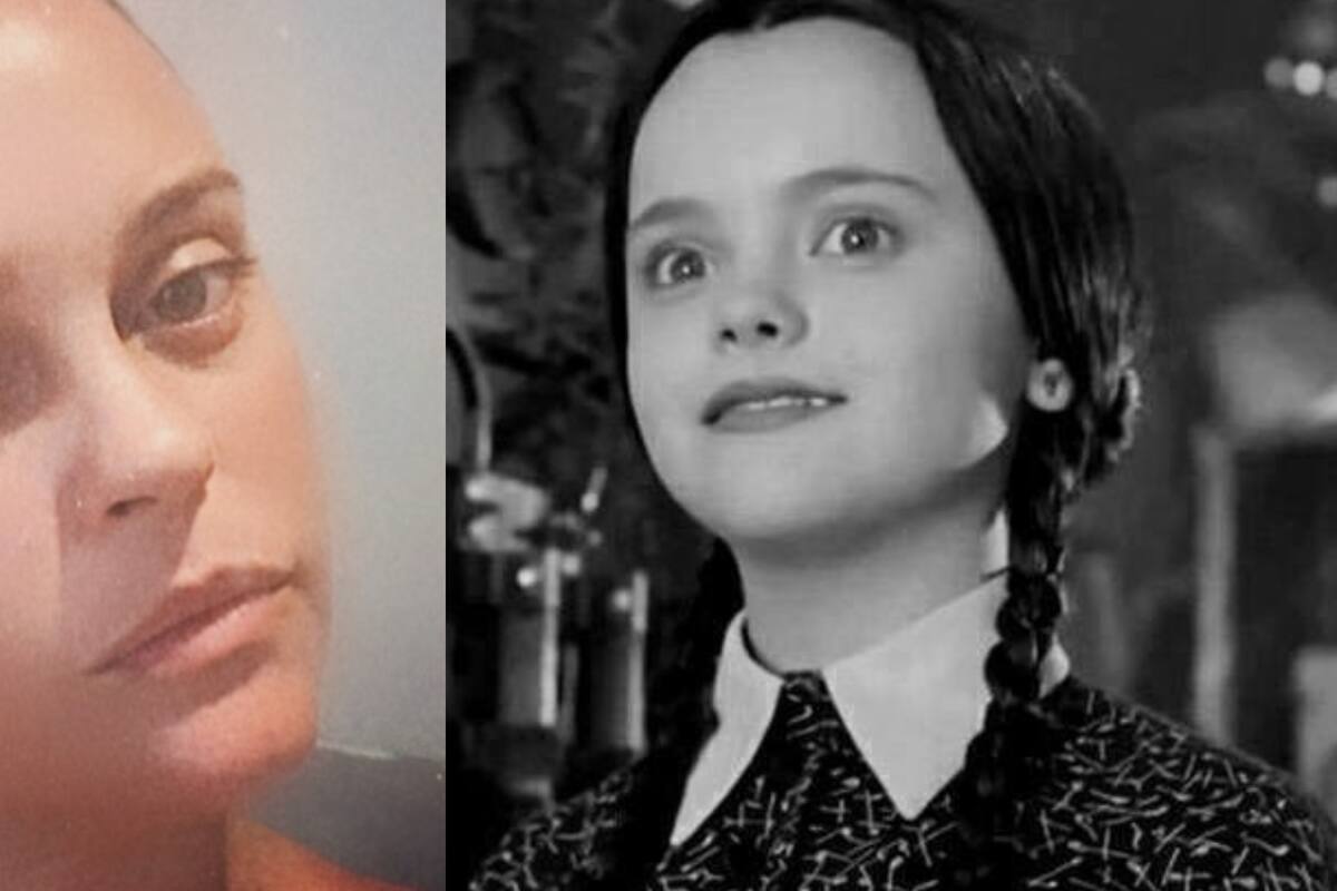Shaila Durcal impresiona con su parecido a Christina Ricci mediante su disfraz de Merlina