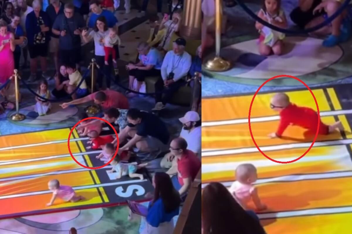 Divertidas competencias de bebés en cruceros de Disney sorprenden a los pasajeros