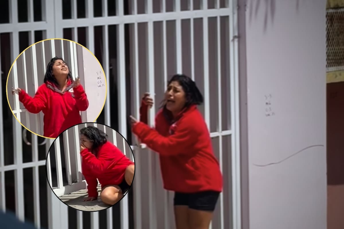 Filtran VIDEO del dramático momento en que una madre llora y se tira al suelo destrozada por dejar a su hijo en su primer día de kínder; la tachan de exagerada