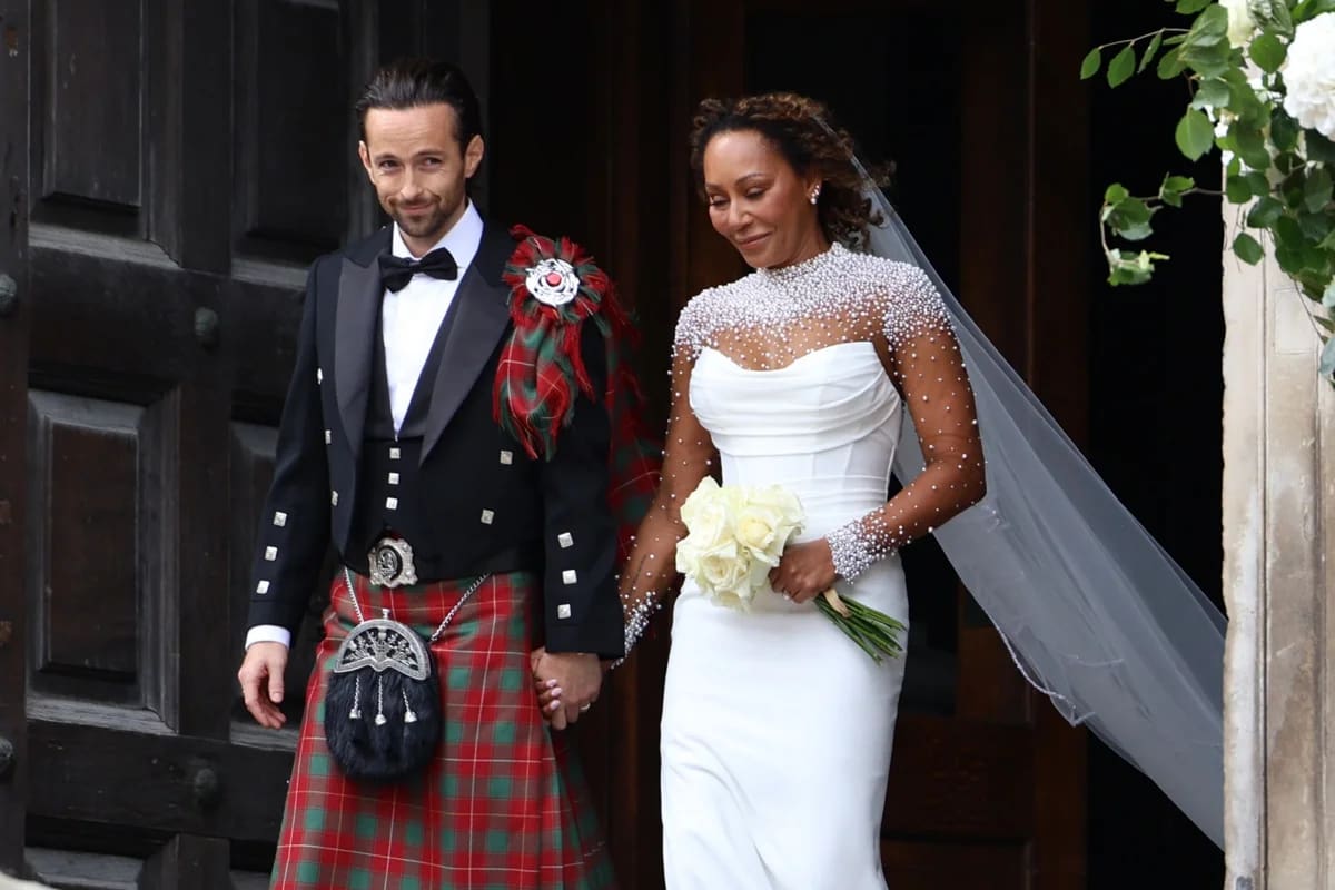 Mel B. se casa por tercera vez en la misma catedral donde lo hicieron Lady Di y el príncipe Carlos