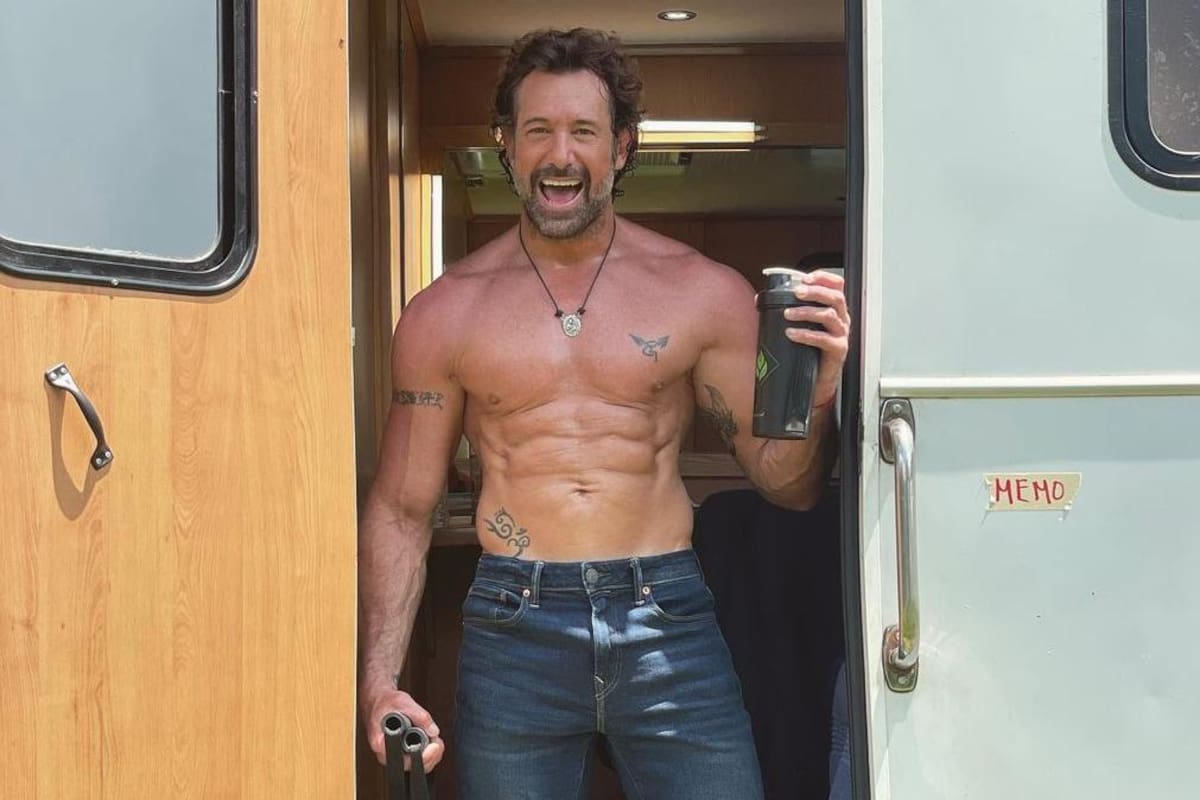 Gabriel Soto muestra sus "cuadritos" en Instagram