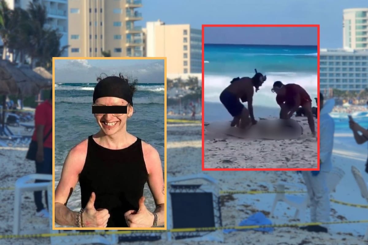 Hallan cuerpo sin vida de joven turista desaparecido en Playa Chacmool, Cancún; partes de su cuerpo fueron presuntamente devoradas por fauna marina