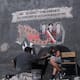 El colectivo de Boquilla Negra realizó un mosaico en honor a la labor de periodistas