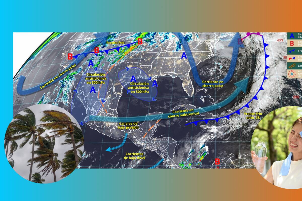 Frío matutino, calor vespertino y lluvias aisladas: así estará el clima hoy en México