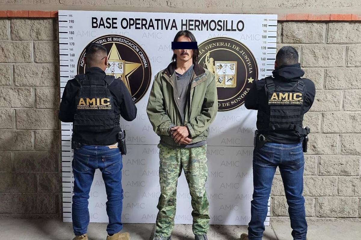 Capturan en Hidalgo a implicado en los homicidios de 5 personas en Hermosillo