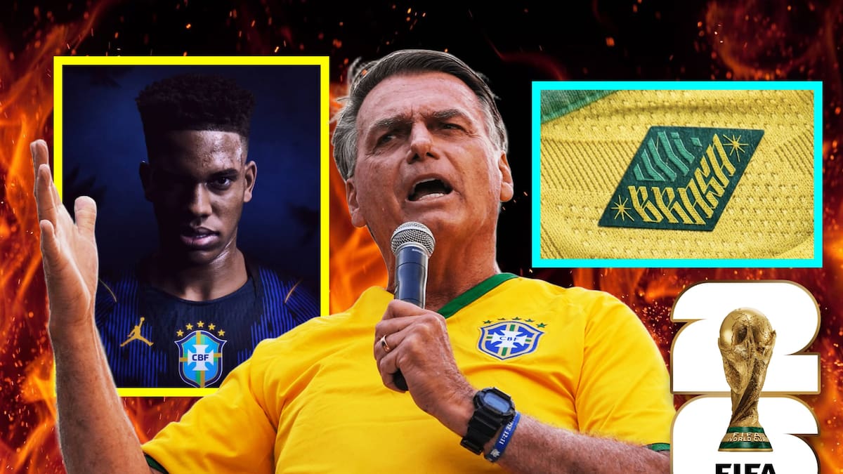 ¿Por qué dicen en Brasil que la camiseta amarilla de la Selección está ‘secuestrada’ por la extrema derecha y que la nueva camiseta azul marca Jordan está ‘maldita’ por el diablo? Además surge la polémica con Nike que intenta obligar a los brasileños a utilizar el término “Brasa”
