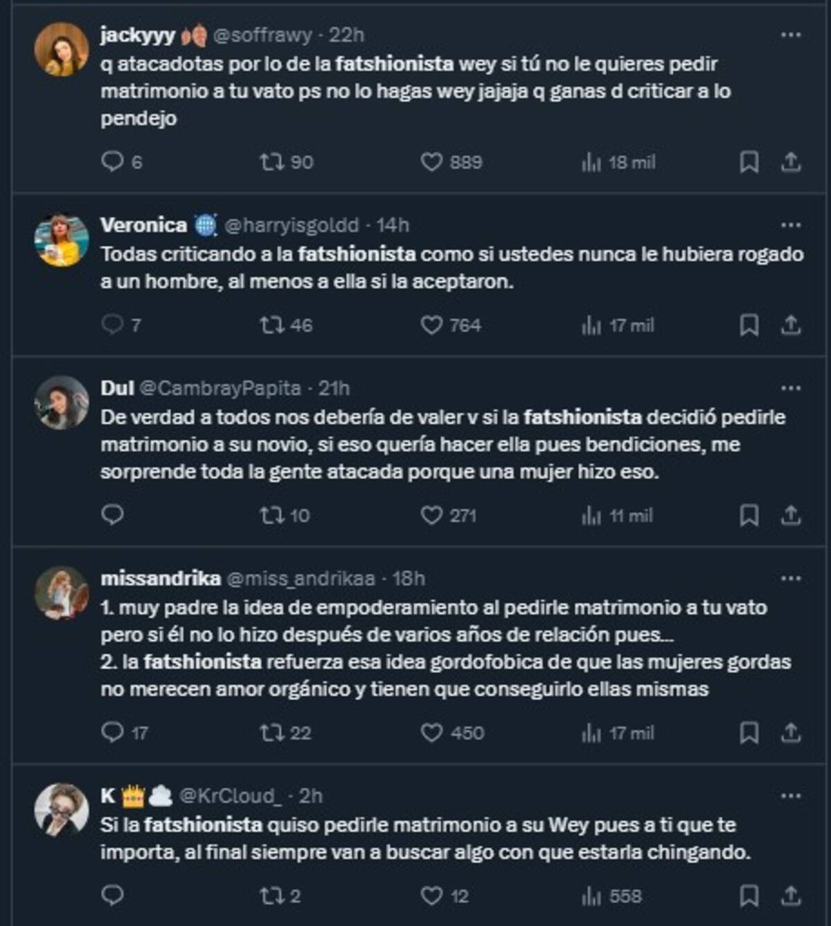Defienden a "La Fatshionista"