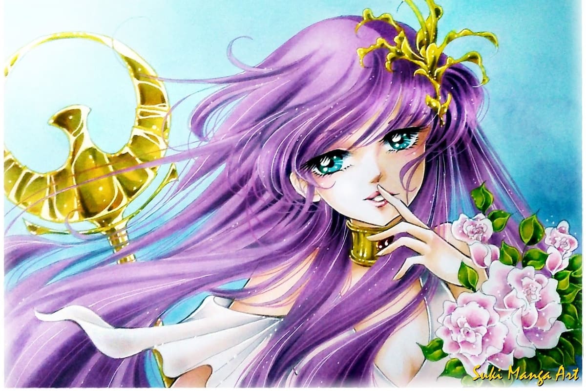 Así de hermosa se vería Saori Kido, de Caballeros del Zodiaco, según la IA