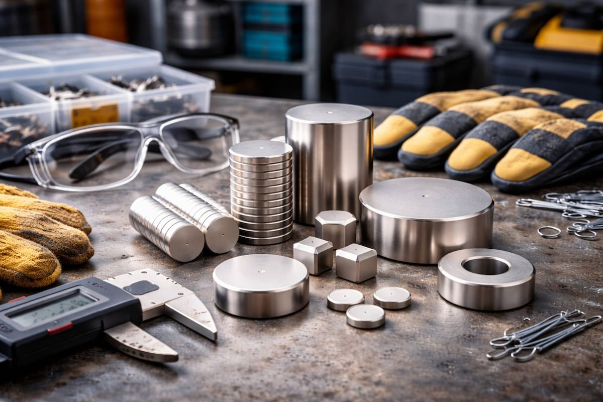 ¿Sabías que los imanes de neodimio son tan potentes que pueden romper huesos si se manipulan mal?