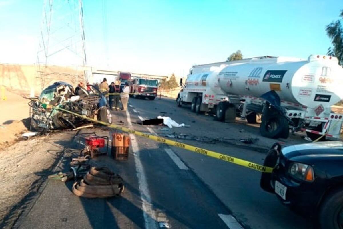 Choque por alcance deja 2 muertos en libramiento