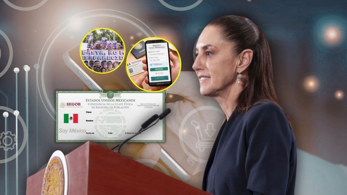 Sheinbaum defiende el registro obligatorio de celulares con CURP en México y asegura que permitirá ubicar desaparecidos más rápido, mientras advierte que líneas no registradas antes del 30 de junio de 2026 serán desactivadas