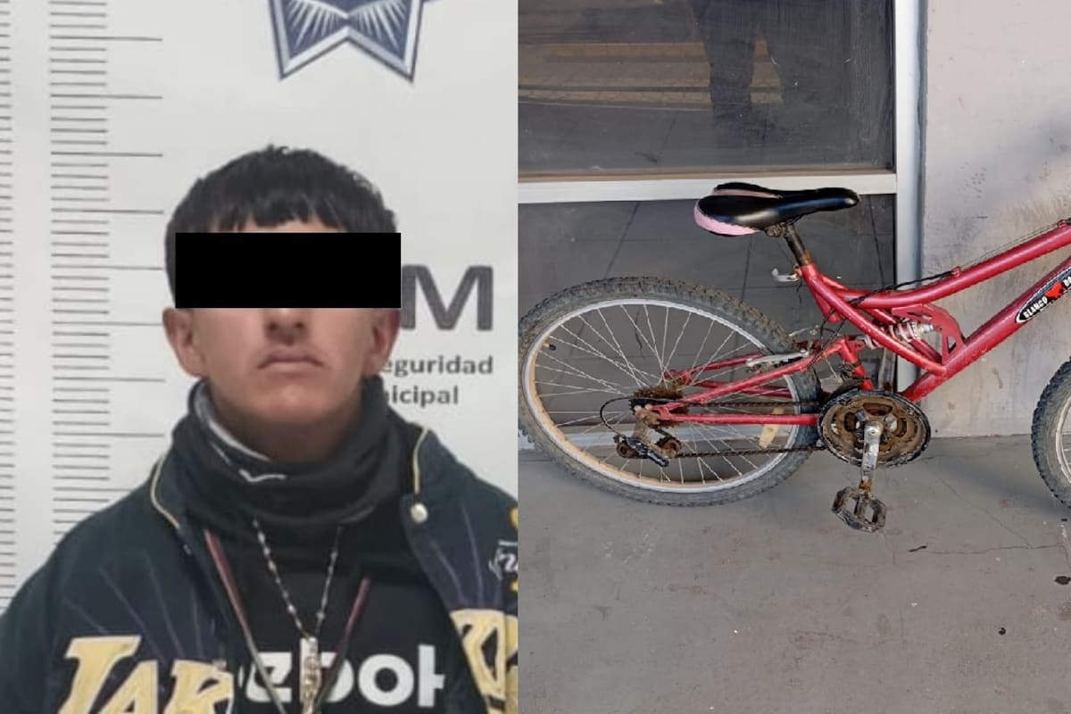 Roba bicicleta a punta de navaja
