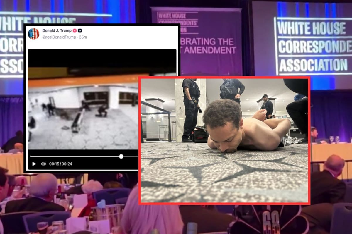 Trump confirma captura de sospechoso armado que atacó la Cena de Corresponsales y comparte imágenes de la detención