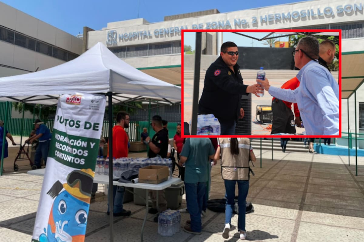 Van varias entregas por calor extremo: reparten 300 litros de agua y suero en Hermosillo para evitar golpes de calor
