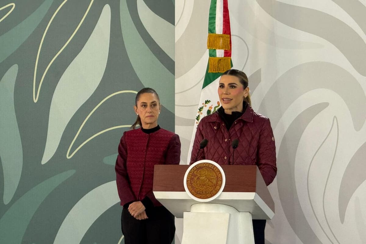 Claudia Sheinbaum muestra respaldo a la gobernadora de Baja California, Marina del Pilar