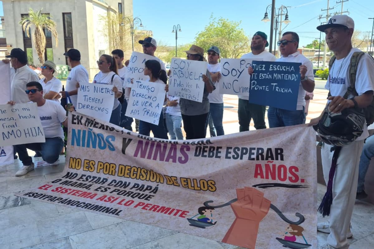 Padres en Sonora exigen procesos familiares y legales justos; denuncian obstáculos para ver a sus hijos