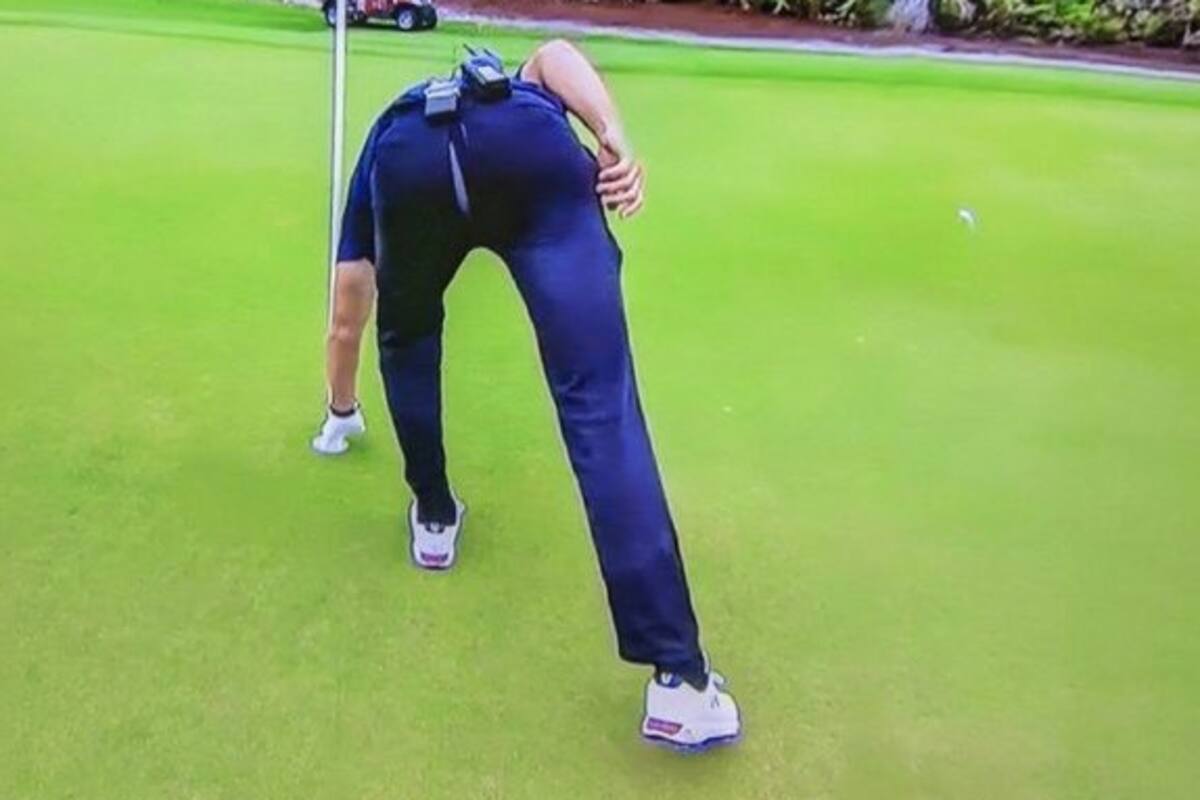 ¡Como Bob Esponja! Tom Brady rompió sus pantalones en partido de golf