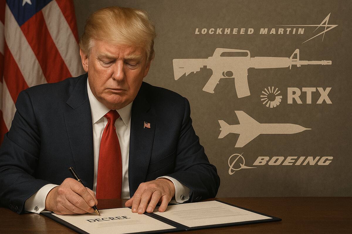 Trump firma decreto para revisar las exportaciones de equipos militares y facilitar ventas al extranjero