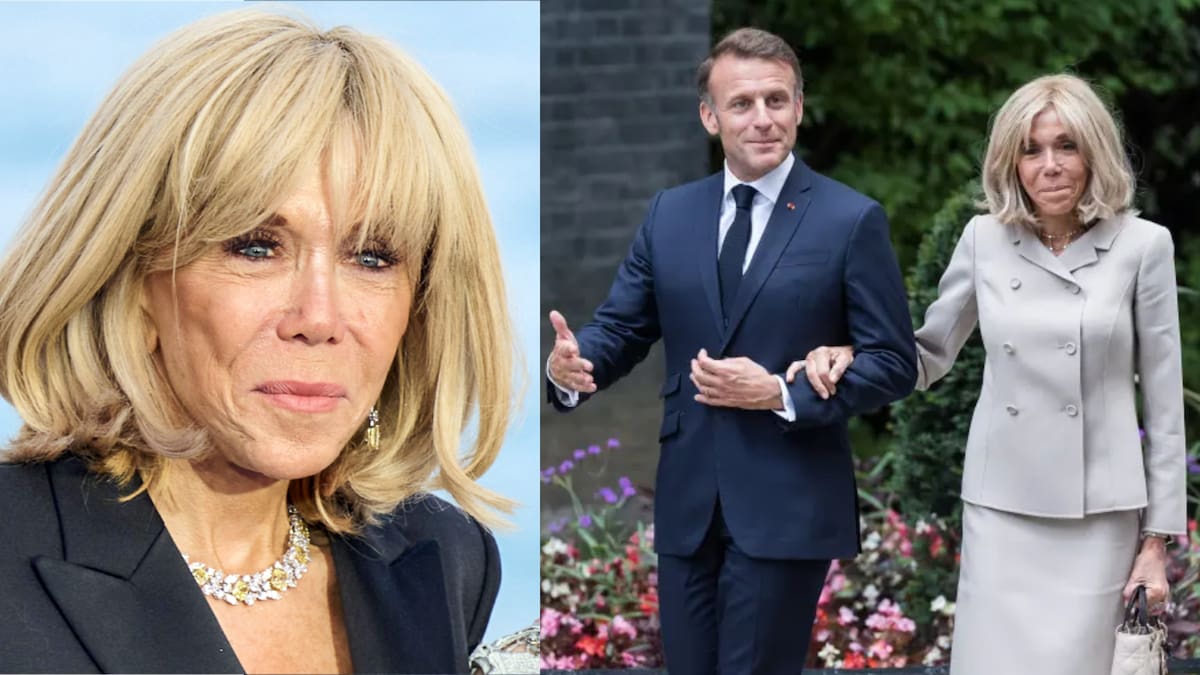 Macron y su esposa preparan evidencia científica para probar que Brigitte es mujer. FOTO: Especial