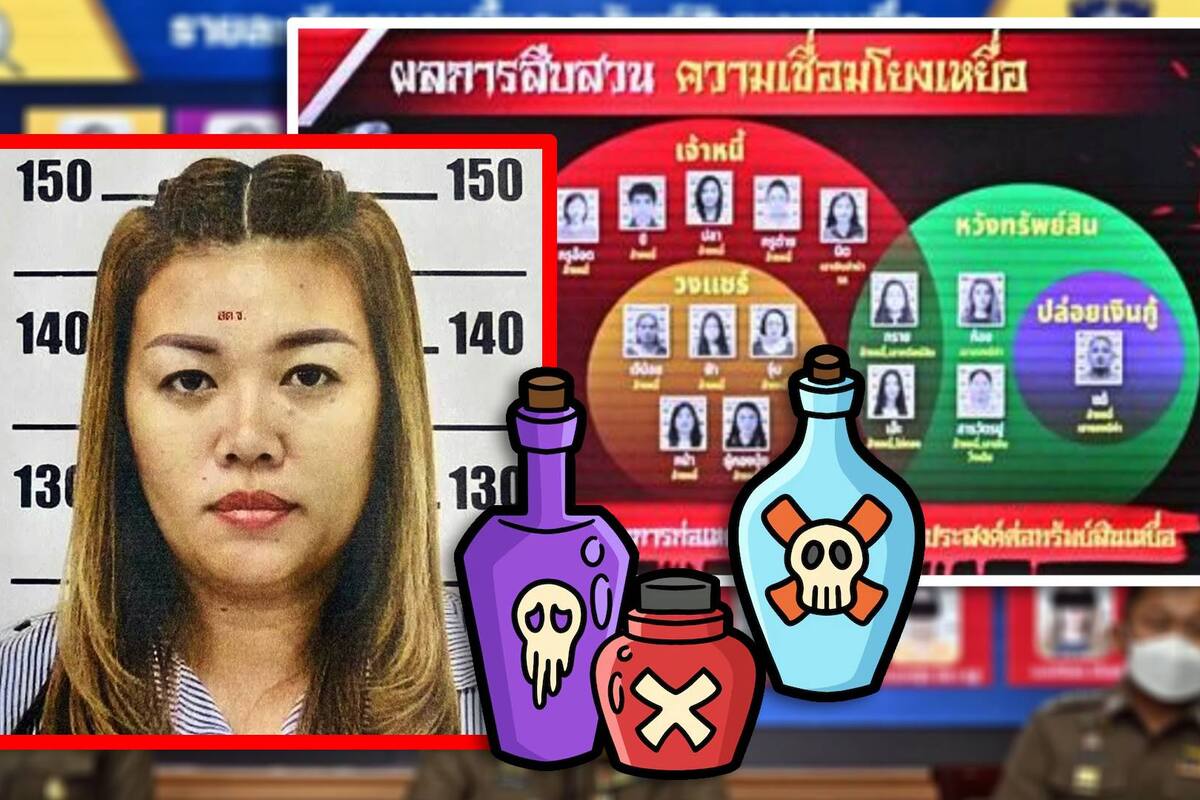 Sentencian a muerte a “Señorita Cianuro” por envenenar a su mejor amiga y a otras 13 personas en Tailandia