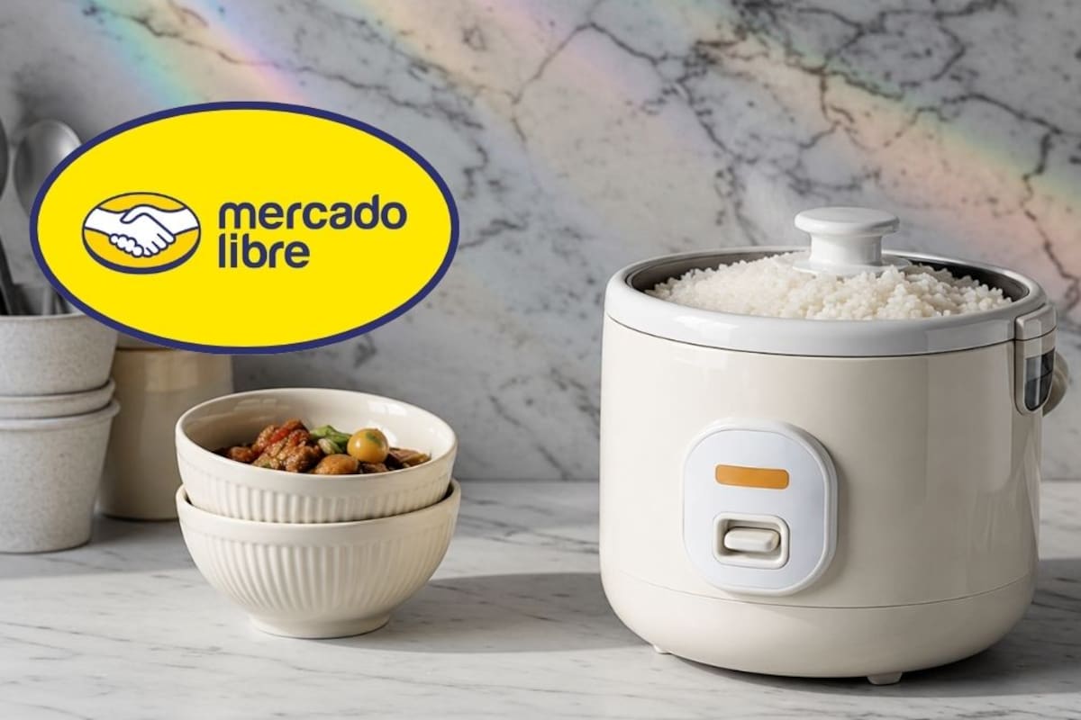 Mercado Libre remata una arrocera eléctrica multifunción con 40% de descuento que reduce el consumo de luz en hogares pequeños