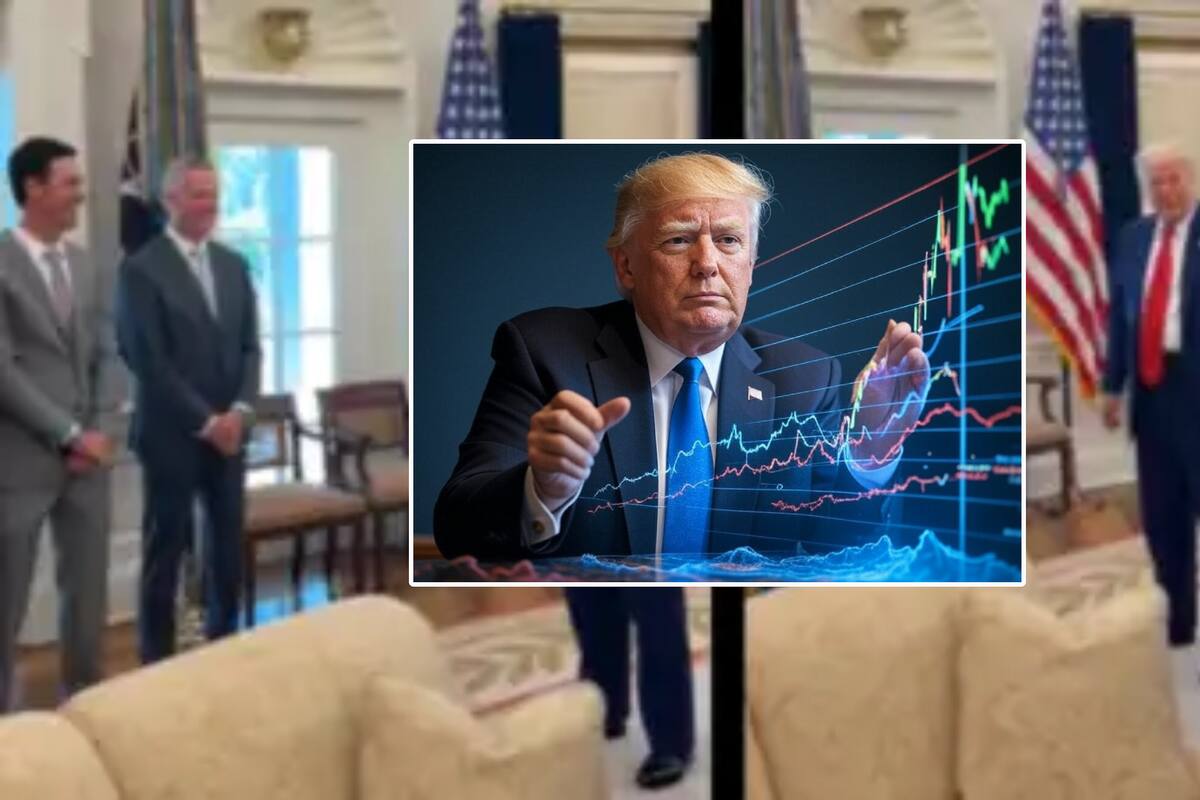 Acusan a Trump de manipular mercado al suspender aranceles tras video filtrado con sus amigos empresarios: “él hizo 2,500 millones y él 900 millones”