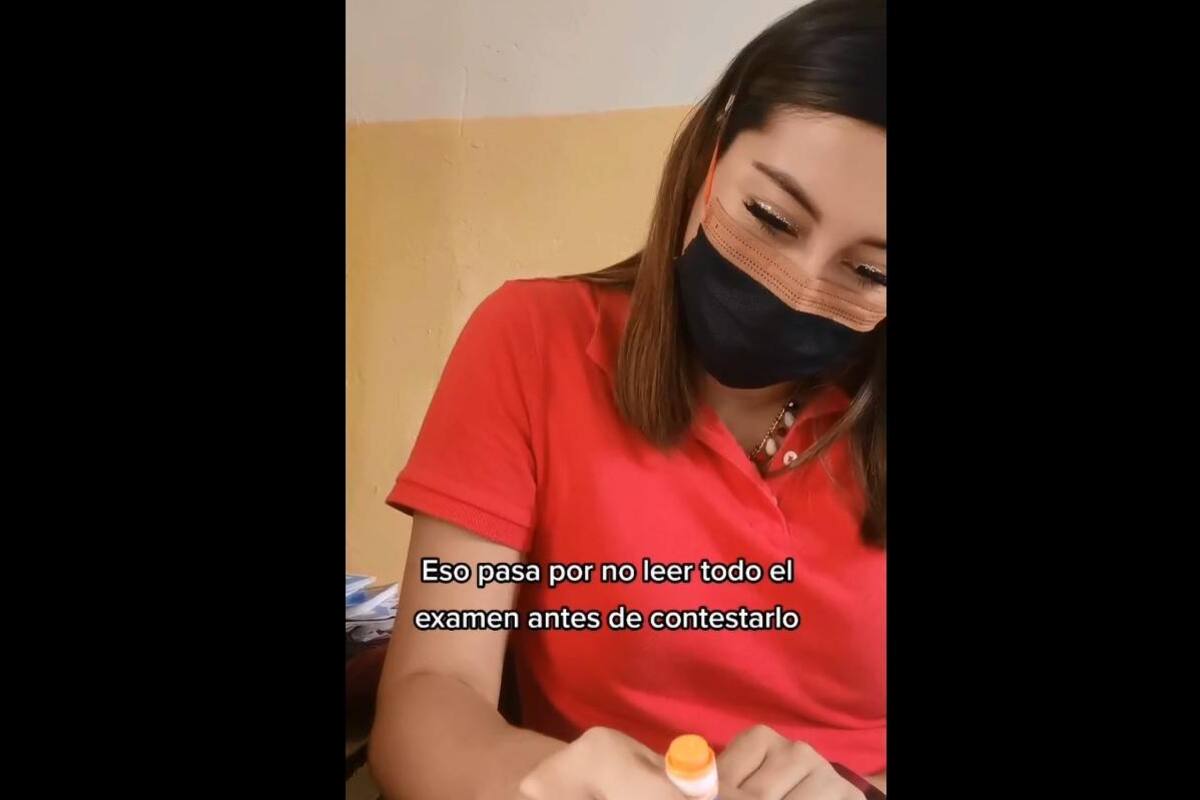 VIRAL TIKTOK: Profesora pone examen final a sus alumnos pero sólo 4 aprueban