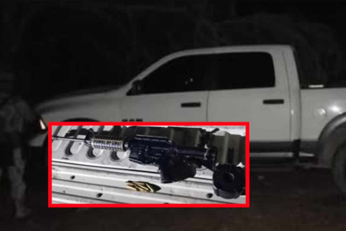 Hallan camioneta con arma larga y cartuchos en pleno centro de Cosalá