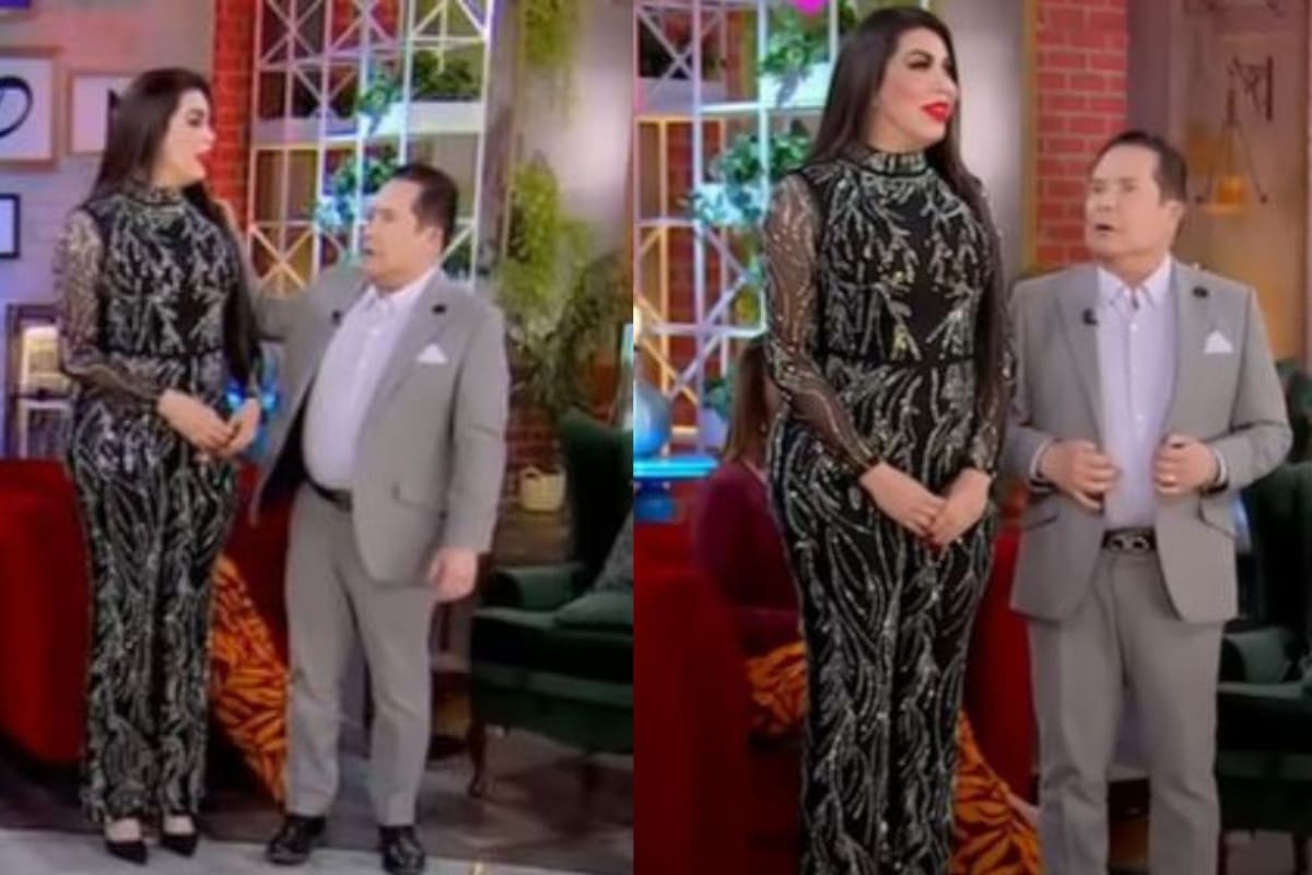 Vanessa Labios 4K se burla de la estatura de Gustavo Adolfo Infante en vivo