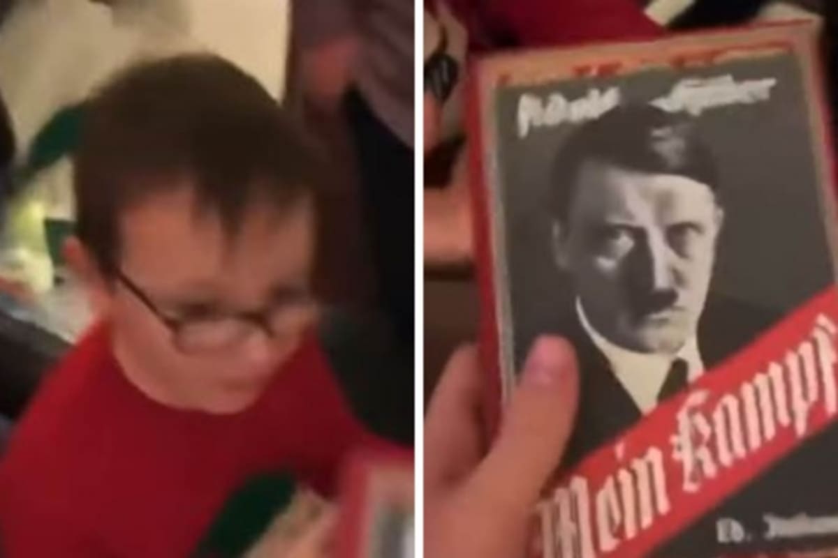 VIDEO: Niño pide Minecraft de Navidad y le regalan 'Mein Kampf' de Hitler