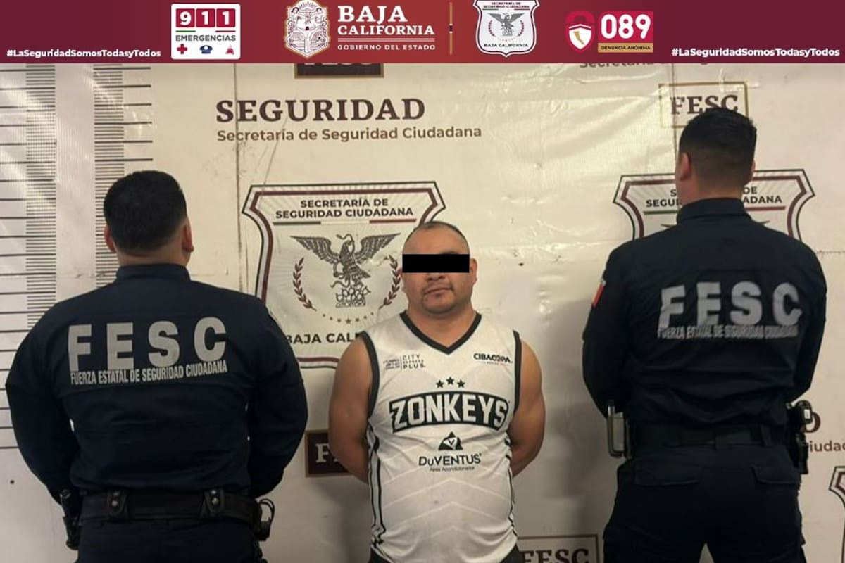 Detienen a sujeto por golpear y amenazar de muerte a su pareja