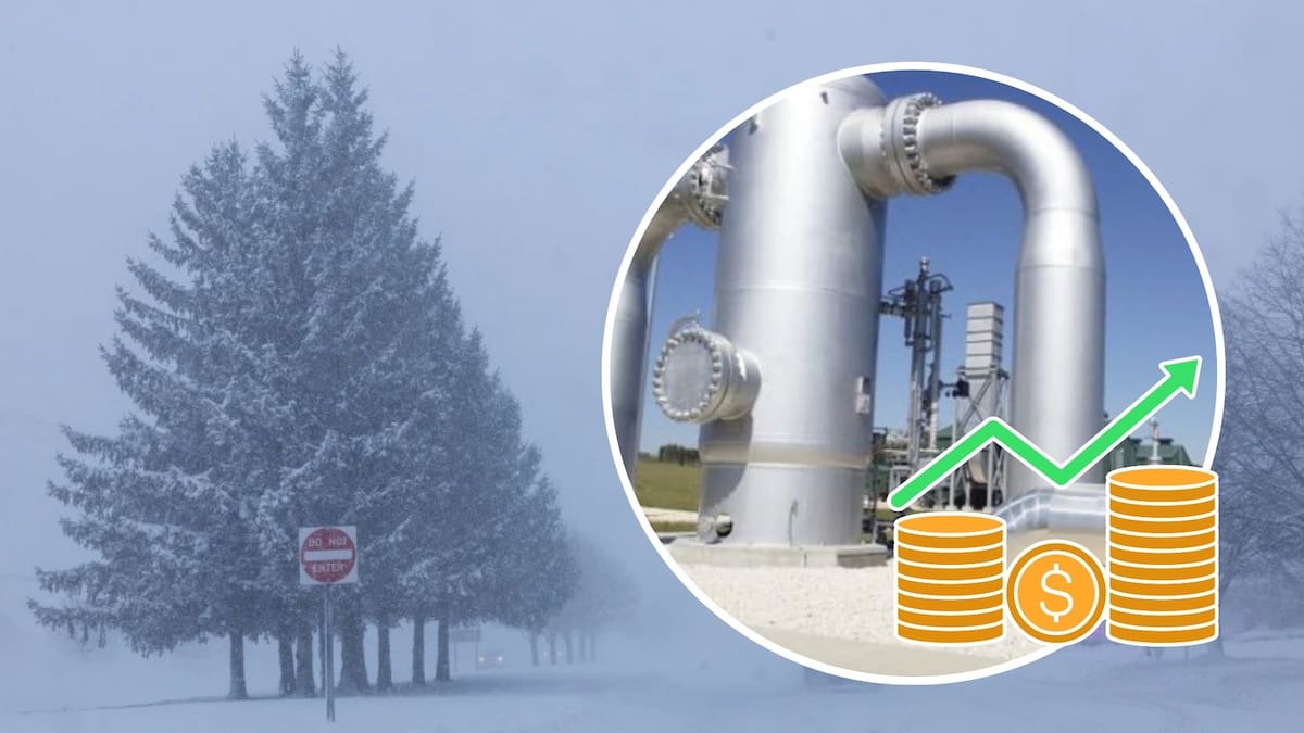 Gas natural en Estados Unidos se dispara por tormenta invernal y ola de frío extremo: precios suben hasta 63%, crece el riesgo de interrupciones en el suministro, aumenta la presión sobre la oferta y la demanda, se encarece la calefacción residencial y la generación eléctrica, impactan las facturas de los hogares y se encienden alertas por posibles efectos en Europa