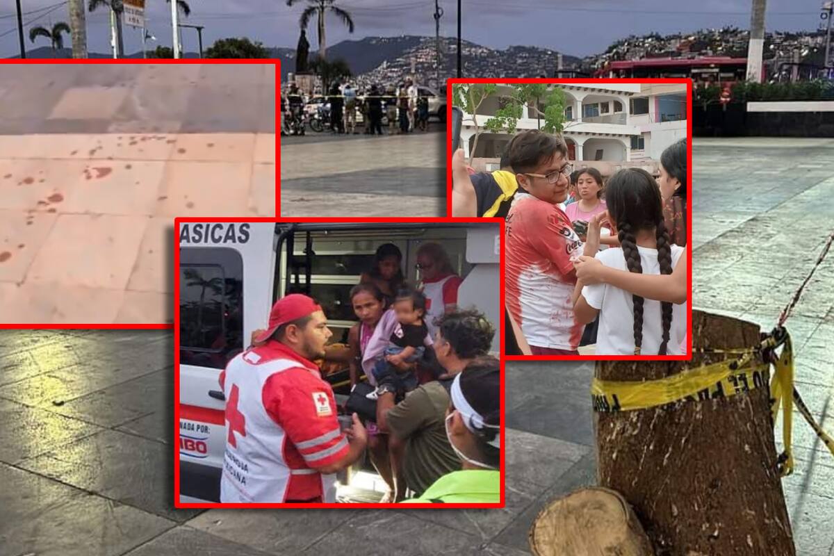 Explosión en Zócalo de Acapulco: Cinco heridos atendidos de urgencia