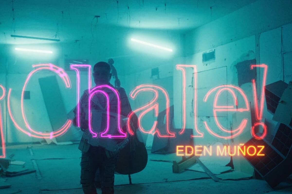 Edén Muñoz estrena 'Chale' su primer canción como solista