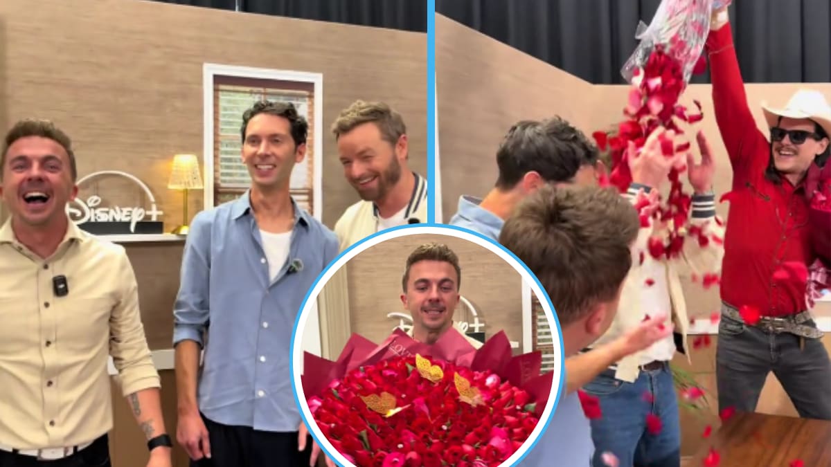 ¡Señorito Malcolm! El Patrón sorprende a Malcolm, Reese y Francis con flores en su visita en México (VIDEO)