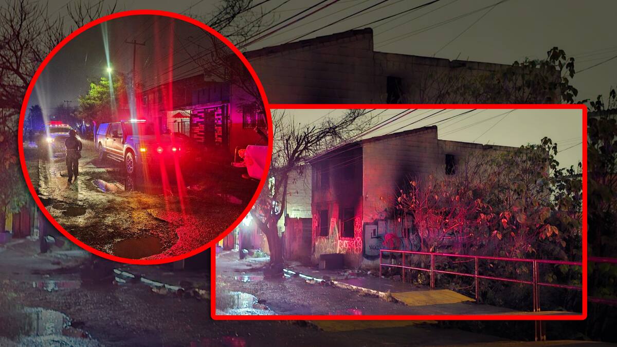 Mujer muere calcinada y su pareja sale con lesiones al incendiarse su hogar en Nuevo León