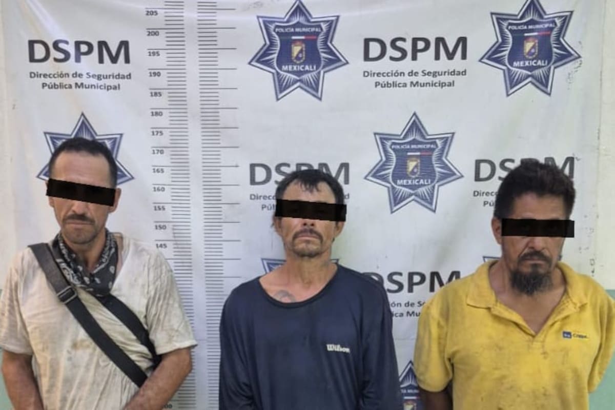 Sorprenden a tres hombres dañando cableado telefónico subterráneo en Centro Cívico
