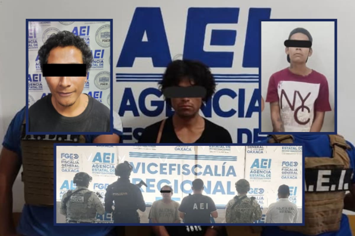Cuatro hombres detenidos por violencia familiar en Oaxaca: operativos simultáneos en Valles Centrales, Costa y Sierra